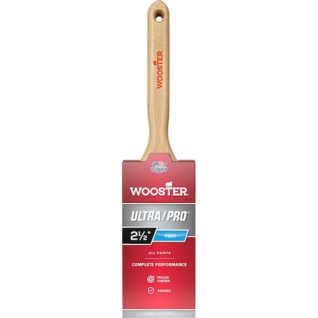 Wooster 2-1/2" Flat Sash Firm, Nylon/Polyester Bristle, Paint Brush 4175