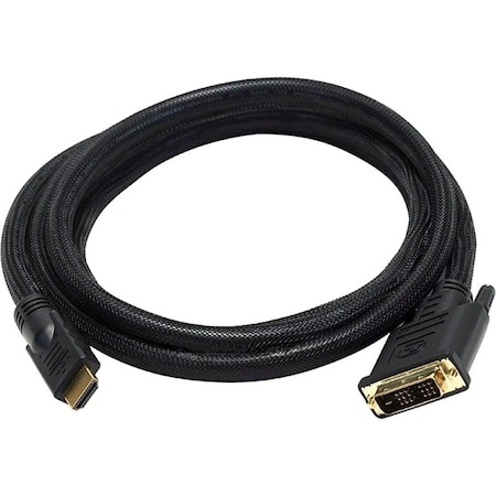 Monoprice HDMI-DVI Cables, Black, 6 ft., 24AWG 2218