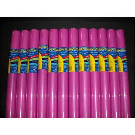 Riteco Raydiant Fade Resistant Art Rolls Magenta 24 In. X 12 Ft. 12 Pack, 12PK 80161