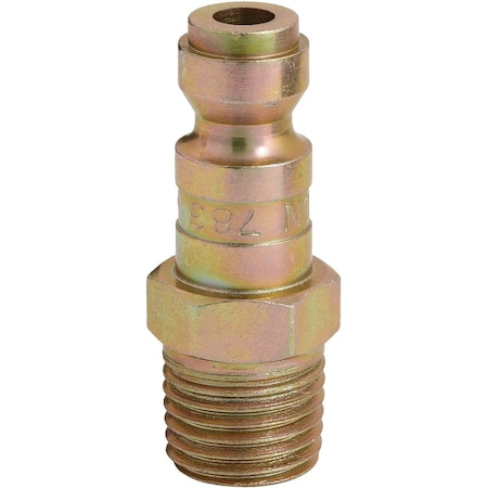 Milton 1/4'' FMPT Steel-Plated T-Style Plug S-783