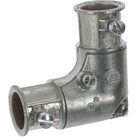 Halex 3/4'' EMT Thinwall Inside Corner Die-Cast Zinc EMT Elbow 14607
