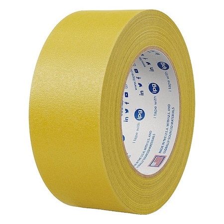 Zoro Select Masking Tape, Yellow, 54 13/16 m L, PK12 397RT6