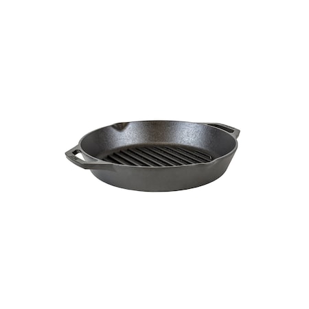 Lodge 12 Inch Dual Handle Grill Pan, 3PK L10GPL