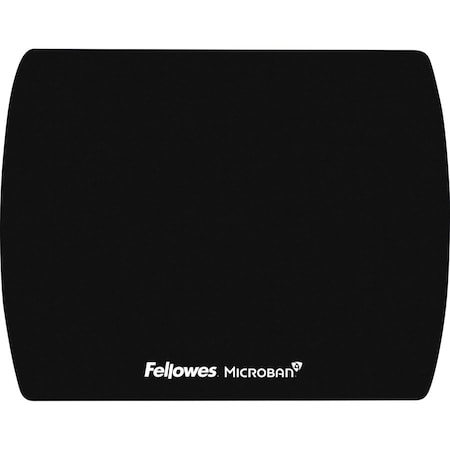 Fellowes Microbanreg Ultra Thin Mouse Pad Black, Black FEL5908101