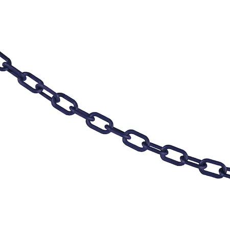 Mr. Chain 3/4" x 25' Cobalt Blue Plastic Safety Chain 00066-25
