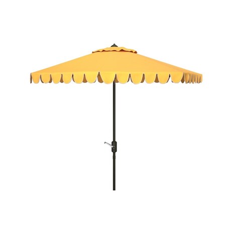 Safavieh 11 ft. Venice Crank Umbrella, Yellow PAT8110D