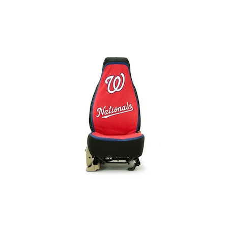 Coverking UNIVERSAL SEAT COVER ULTI-SUEDE WITH WASHINGTON NATIONALS LOGO HCHRCM