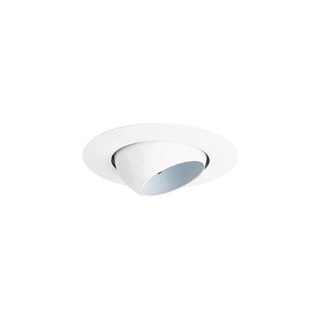 Juno Lighting 4 in Recessed Trim, Open Aperture, White 19-WH