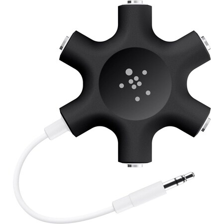 Belkin Rockstar: Multi Headphone Splitter, Black F8Z274BTBLK