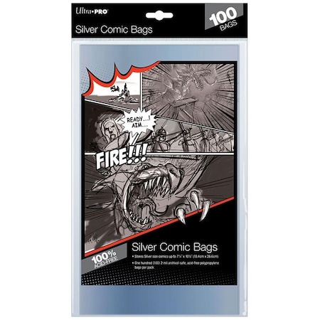 Caseys Comic Bags - Silver Size 100 per pack 7442781976