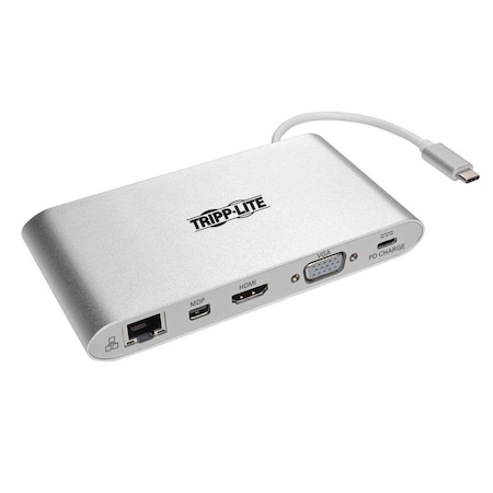Doomsday USB-C Docking Station USB-A DVI HDMI Vga Dp Mdp Gbe with USB Charging DO749755