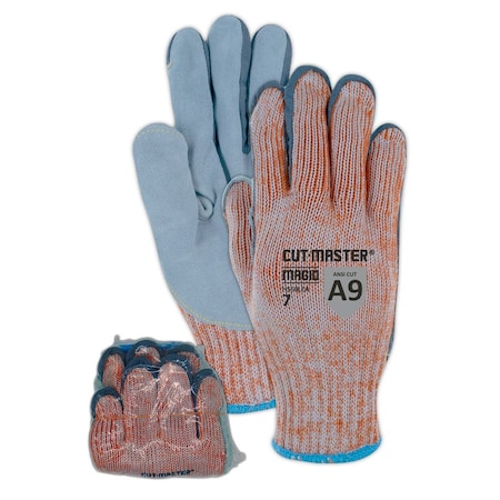 Magid Cutmaster H550Lea Leather Palm Glove, 8, 12PK SWH550LEA-8