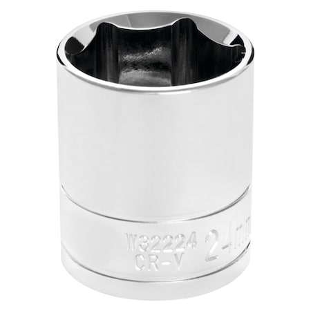Performance Tool 1/2 In Dr. Socket 24Mm, W32224 W32224