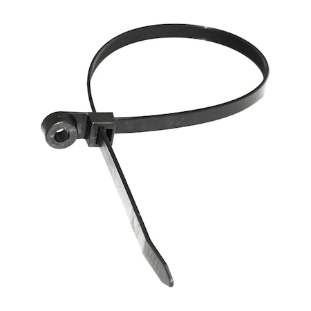 Auveco Cable Tie with Mounting Hole Black 14in Length, 200PK 15203