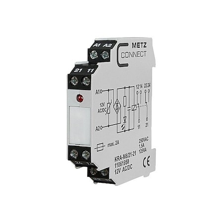 Metz Connect Changeover Contact, 24V AC/DC, 2 Outputs 11061950