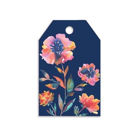 Nashville Wraps Floral Rain Gloss Gift Tag, 2.25X3.5, 50PK PTFR