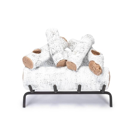 Cunningham Gas Products Real Fyre  18 in. White Birch Vented Log Set W-18