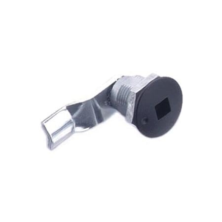 Southco Quarter-Turn Cam Latch, 8 mm Square Recess, 28mm 1.10 in Grip, Sealed Zinc Alloy, Powder Coat E5-2-085-111