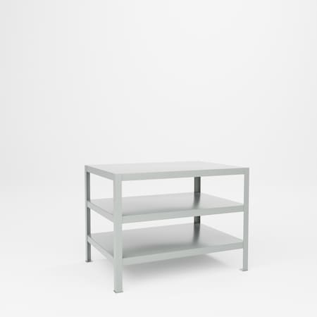 Pucel Extra Heavy Duty Tool Stands, 48 in W x 36 in H x 34 in D, Gray HS-3448-3