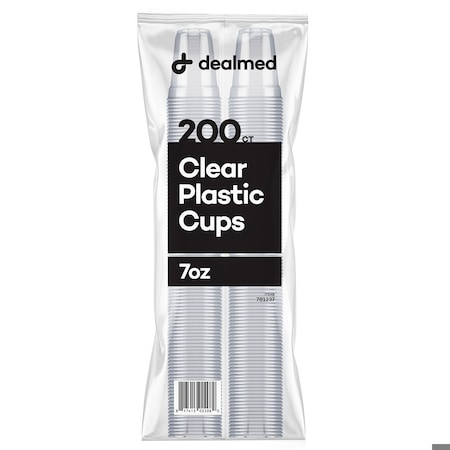 Dealmed Cup Plastic 7 oz. Clear, 200PK 781237