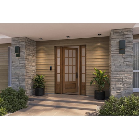 Doornmore G7512, 65.25" x 98" ( 36" Door + 2x12" Side) Right Hand, Mahogany SDL 12 Lite 3/4 Lite Exterior Door G7512-SW-3696-G7504-SL_1-2_RI