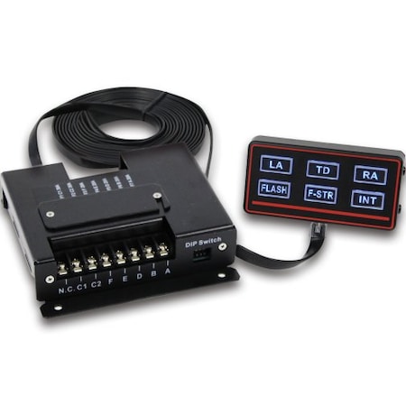 Code 3 Rocker Switch, SPDT Contact, 8 Connections 450R-L6