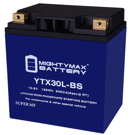 Mighty Max Battery YTX30L-BSLIFEPO4 12 Volt 30 AH, 680 CCA, Lithium Iron Phosphate LiFePO4 Battery MAX3984144