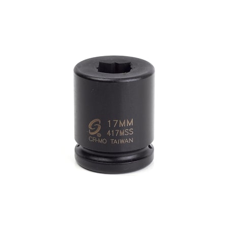 Sunex 3/4 in Drive 17Mm Double Square Impact Socket 417MSS