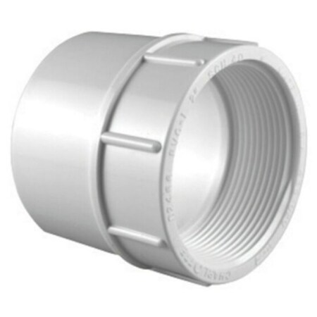 Charlotte Pipe And Foundry PVC 021011000HA 1 IN FEMALE ADAPTR SCH40 SXFI PVC 02101  1000HA