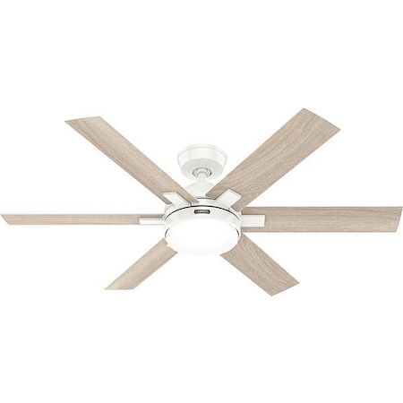 Hunter Ceiling Fan, Gray, 52 in Dia, 6 Blade 52784