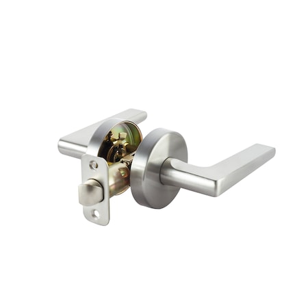 Sapphire Contra Collection Modern Satin Nickel Grade 3 UL Listed Passage Hall/Closet Door Handle LS-CON10-US15-UL