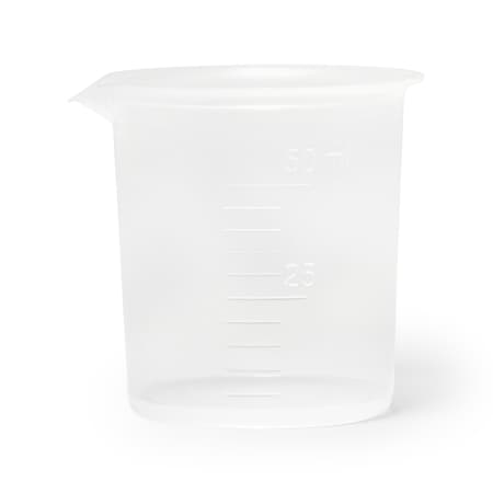 United Scientific Beakers, Griffin Style, Polypropyl, PK 12, 50 mL / 12 PK BP0050