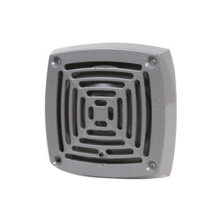 Edwards Signaling Vibrating Horn, Horn, Continuous, 24V DC, 78 to 91dB, Heavy Duty Die Cast, Gray, Surface Mount 871P-G1
