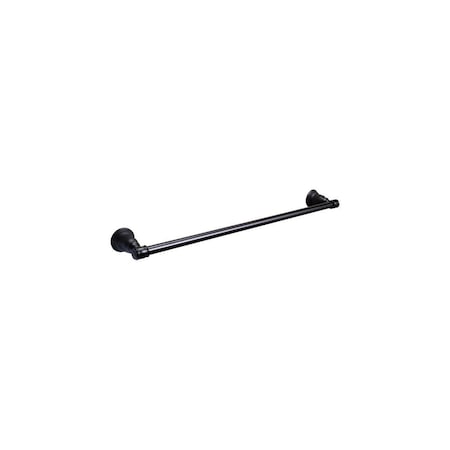 Pamex 30in X 3/4in Towel Bar Set Matte Black BC10BL-13830