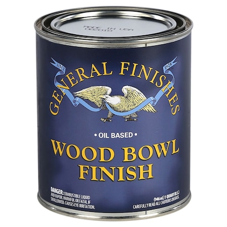 Salad Bowl Finish Qt General Finishes Wood Bowl Finish Oil-Based Finish, Gloss SBQT