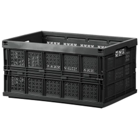 Isn 21.5 in. Folding Basket, Black LDS1010268