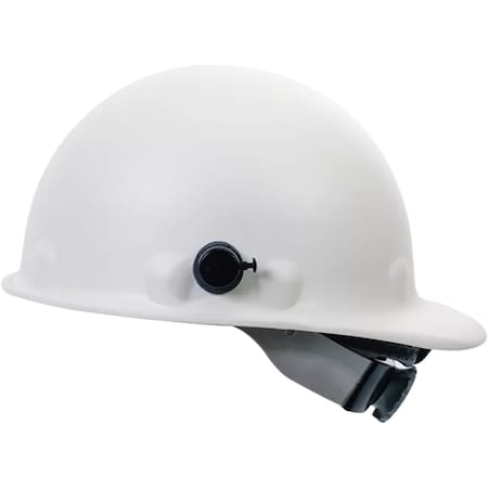 Fibre-Metal By Honeywell Type I, Non-Vented, Cap-Style Smooth Dome Hard Hat w/Heat Resistant Fiberglass Shell, 8-Point SuperEig P2AQSW01A000