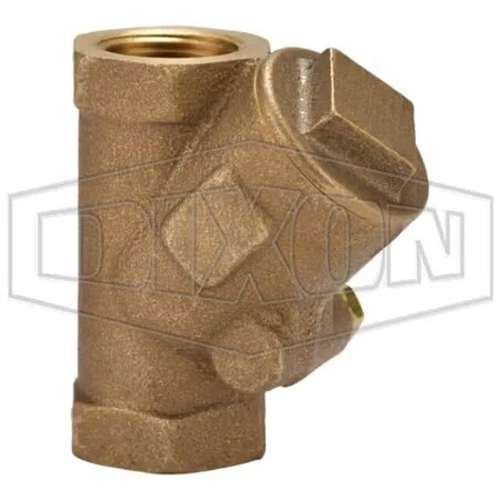 Dixon Check Valve, 3/4 in Nominal, FNPT End Style, Brass Body DSCV75