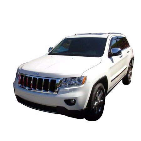 Ventshade Rainguards, Aerodynamic Design, Tape-On, Smoke, Acrylic, Set Of 4 94346