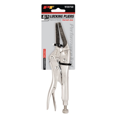 Perform Tool Pliers Long Nose Locking; 61/2 In Length; NonReversible; With Automatic Return; Chrome Vanadium W30758