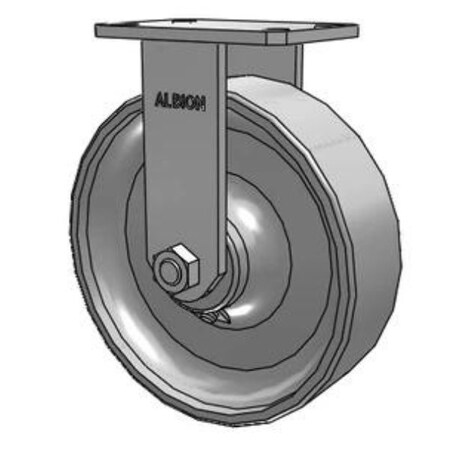 Albion 10x3-Steel-Caster-Plate 310FS10501R