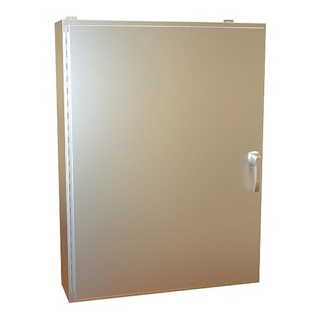 Hammond Handle Electrical Enclosure, 48 in H, 10 in D, 36 in W, 12, 13, 3R, 4, 4X, Stainless Steel HW483610SSHK