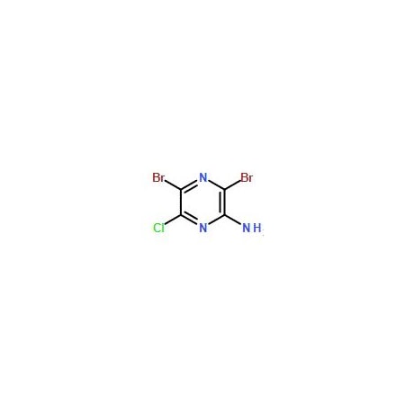 Ak Scientific 3, 5-Dibromo-6-chloro-2-pyrazinamine (1g), CAS 566205-01-4 W7023-1g