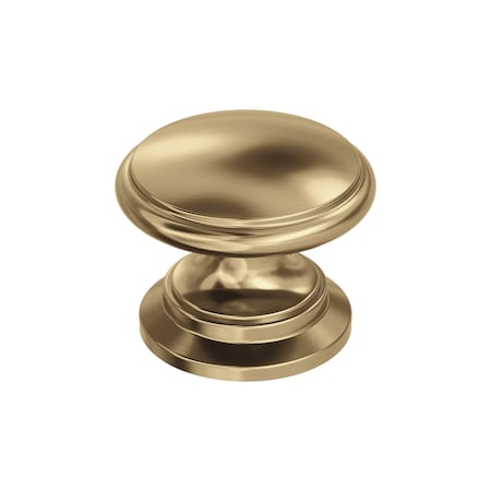 Amerock Ravino 1-1/4 inch (32mm) Diameter Champagne Bronze Cabinet Knob, 10PK 10VMP53012CZ
