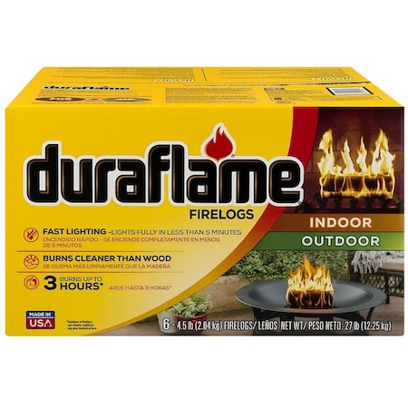 Duraflame Dura 4.5LB Fire Log, 6PK 06405