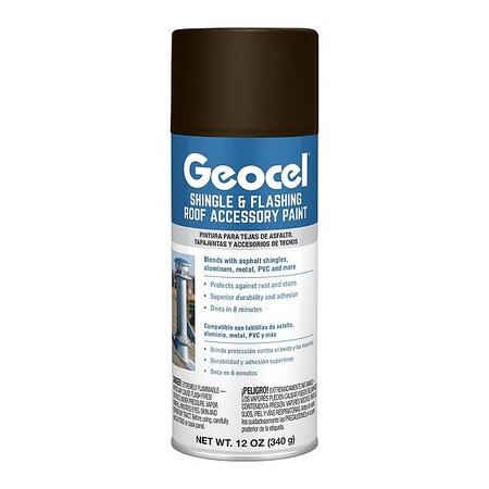 Geocel Shingle and Flashing Roof Paint, Hickory GC91151-6X