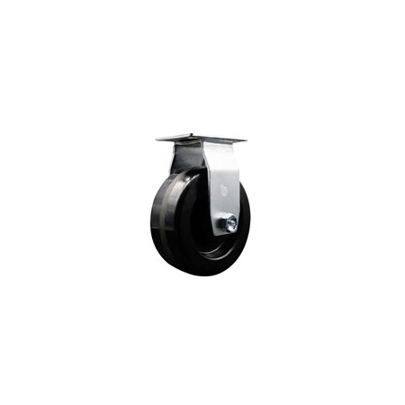 Service Caster 5 Inch Phenolic Wheel Rigid Caster with Roller Bearing SCC-20R520-PHR