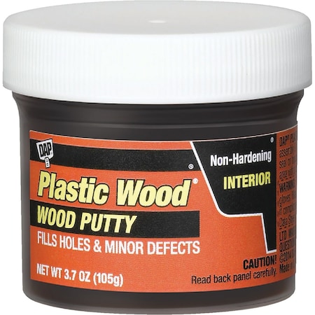 Dap Plastic Wood 3.7 Oz. Ebony Wood Putty 7079821266