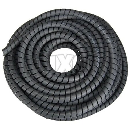 Dixon Spiral Wrap, 2.63 in Inside Dia., Black FRSGX75