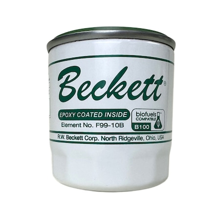 Beckett Replacement Biofuel Compatible Filter for F99-2 Fuel Oil Filtration System F99-10B